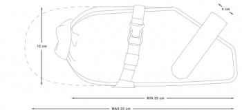 Dimensions  Apidura Racing Saddle Pack 5 L