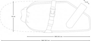 Dimensions  Apidura Racing Saddle Pack 7 L
