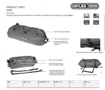 Dimensions Ortlieb