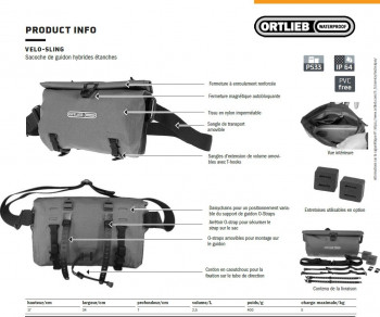 Dimensions Ortlieb