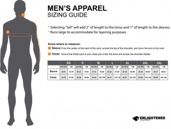 Dimensions Enlightened Equipment Men's Torrid Jacket