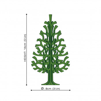 Dimensions Epicéa en bois Lovi Spruce Tree