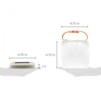 Dimensions Lanterne solaire LuminAID Solar Lantern