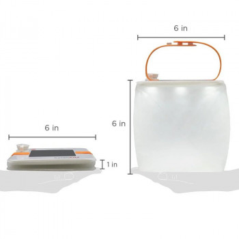 Dimensions Lanterne LuminAID Max Quick-Inflate
