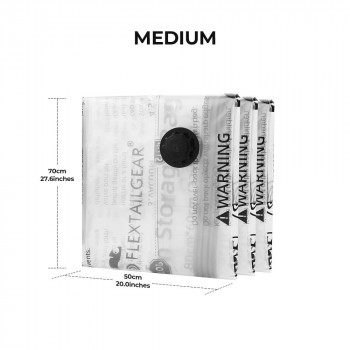 Dimensions Flextail Vacuum Storage Bags