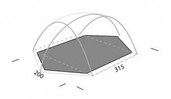 Dimensions Exped Orion III Footprint