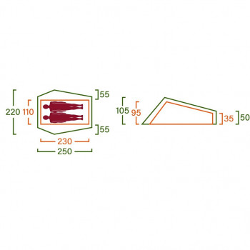 Dimensions Helsport Ringstind Superlight 2