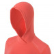 Sweat chaud en laine mérinos Aclima StreamWool Hoodie Woman-Corail