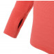 Sweat chaud en laine mérinos Aclima StreamWool Hoodie Woman-Corail