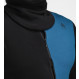 Sous-vêtement laine mérinos Aclima WarmWool Hood Sweater W/Zip Man - Noir/Bleu