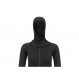 Combinaison avec cagoule 100 % laine mérinos Aclima WarmWool Overall Woman-Noir