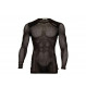 Sous vêtement ultra léger et respirant Aclima WoolNet Light Crew Neck Man-Noir