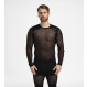 Sous vêtement ultra léger et respirant Aclima WoolNet Light Crew Neck Man-Noir
