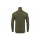 Polo à col zippé chaud et résistant Aclima WoolTerry Polo Man-Olive