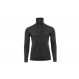 Polo à col zippé chaud et résistant Aclima WoolTerry Polo Man-Noir