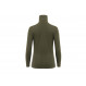 Polo à col zippée chaud et résistant Aclima WoolTerry Polo Woman-Olive