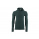Sweat capuche chaud en laine mérinos Aclima StreamWool Hoodie Man-Vert Pin