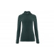 Sweat chaud en laine mérinos Aclima StreamWool Hoodie Woman-Vert Pin