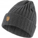 Bonnet à mailles côtelées 100 % laine Fjällräven Byron Hat - Graphite