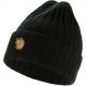 Bonnet à mailles côtelées 100 % laine Fjällräven Byron Hat - Noir/Black