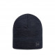 Bonnet chaud et léger Buff Merino Lightweight Beanie-Bleu Noir/Night Blue