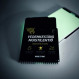 Carnet étanche et phosphorescent Modestone Waterproof Glowpad 96x148 cm-Noir