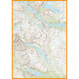 Carte randonnée Kungsleden : Saltoluokta–Kvikkjokk - 1:50 000 - Calazo