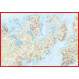 Carte Høyfjellskart Lofoten: Moskenesøya & Flakstadøya 1:30.000