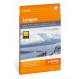 Carte de randonnée des Alpes de Lyngen en Norvège  - Echelle 1:50 000