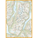 Carte de randonnée des Alpes de Lyngen en Norvège  - Echelle 1:50 000