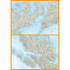 Carte de randonnée des îles Lofoten en Norvège  - Echelle 1:50 000