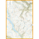 Carte de randonnée du Dovrefjell en Norvège  - Echelle 1:50 000