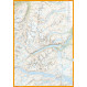 Carte de randonnée du Jotunheimen en Norvège  - Echelle 1:50 000