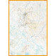 Carte de randonnée Urho Kekkosen kansallispuisto 1:50.000 - Finlande