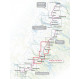 Carte randonnée  Kungsleden : Kvikkjokk–Adolfström - 1:50 000 - Calazo