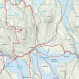 Carte ski de fond Løypekart Nordmarka nord 1:20 000 – Calazo