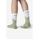 Chaussettes mi hautes laine mérinos Devold Endurance Merino Sock - Vert Olive/Fog