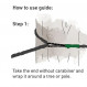 Corde à linge ultra-légère en latex Cocoon Travel Clothesline