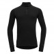 Devold Expedition Merino 235 Z.Neck Man-Black