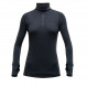 Devold Expedition Merino 235 Z.Neck Woman - Black