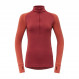 Devold Expedition Merino 235 Z.Neck Woman - Beauty/Coral