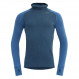 Sous-vêtement doux et chaud Devold Expedition Merino Silk Hoodie Man-Flood/Blue