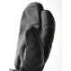 Gants 3 doigts chauds et imperméables en cuir Hestra Army Leather Gore-Tex 3-fingers- Noir