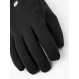 Gants chauds en polaire tactiles Hestra Windshield Liner Gloves-Noir