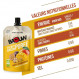 Compote énergétique pour le trail et la randonnée Baouw Purée Bio Mangue Passion Gingembre