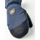 Moufles en cuir chaudes et imperméables Hestra CZone Mountain Mitt-Bleu Marine/Navy