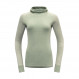 Sous-vêtement doux et confortable Devold Kvitegga Merino 230 Hoodie Woman-Raw White
