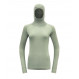 Sous-vêtement doux et confortable Devold Kvitegga Merino 230 Hoodie Woman-Raw White