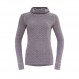 Sous-vêtement doux et confortable Devold Kvitegga Merino 230 Hoodie Woman-Orchid