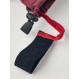 Moufles chaudes en cuir avec doublure amovible en polaire Hestra Heli Ski Female Mitt-Bordeaux
